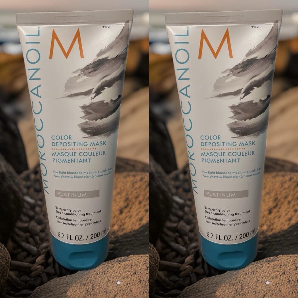 Moroccanoil Depositing Color Mask  Platinum 6.7 oz_2 units